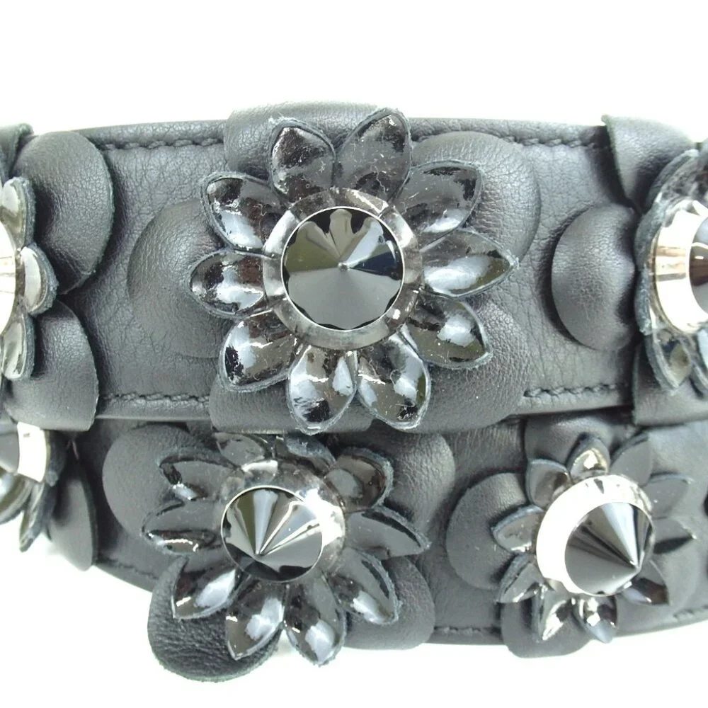 Authentic FENDI Strap You Bag Strap Flower strap leather [Used] - Picture 6 of 6